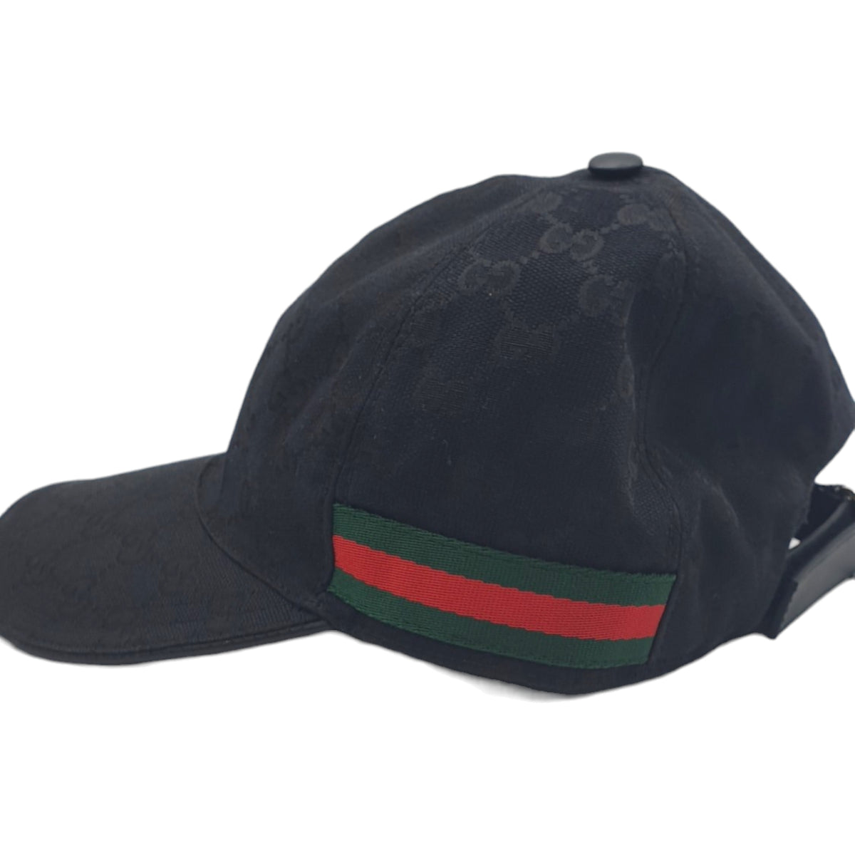 Gucci GG Black Jacquard Baseball Cap