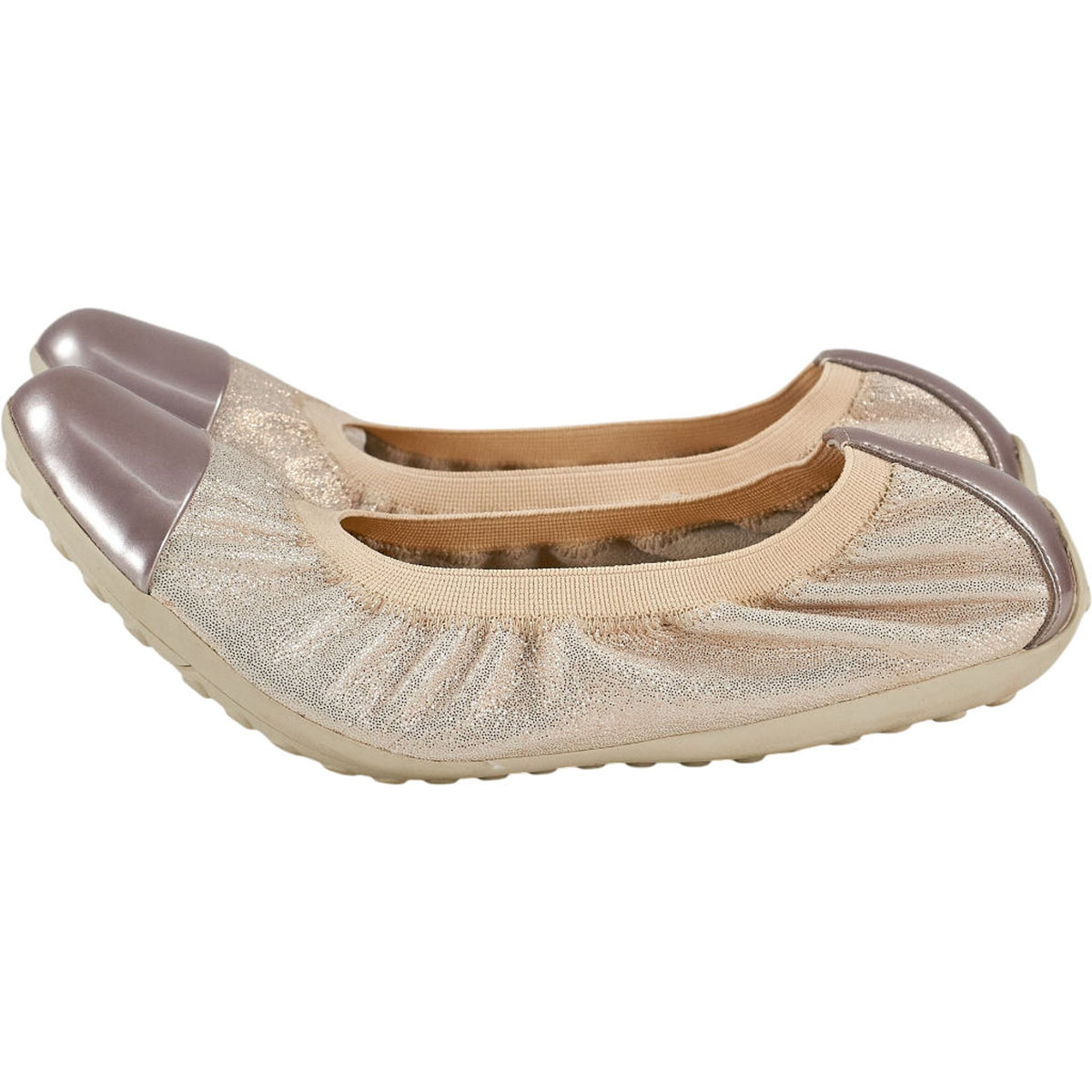 Geox Metallic Ballet Flats