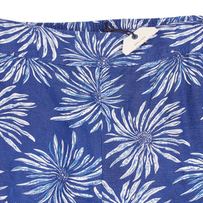 Seasalt Cornwall Blue Floral Linen Trousers