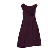 WYSE Purple Midi Dress