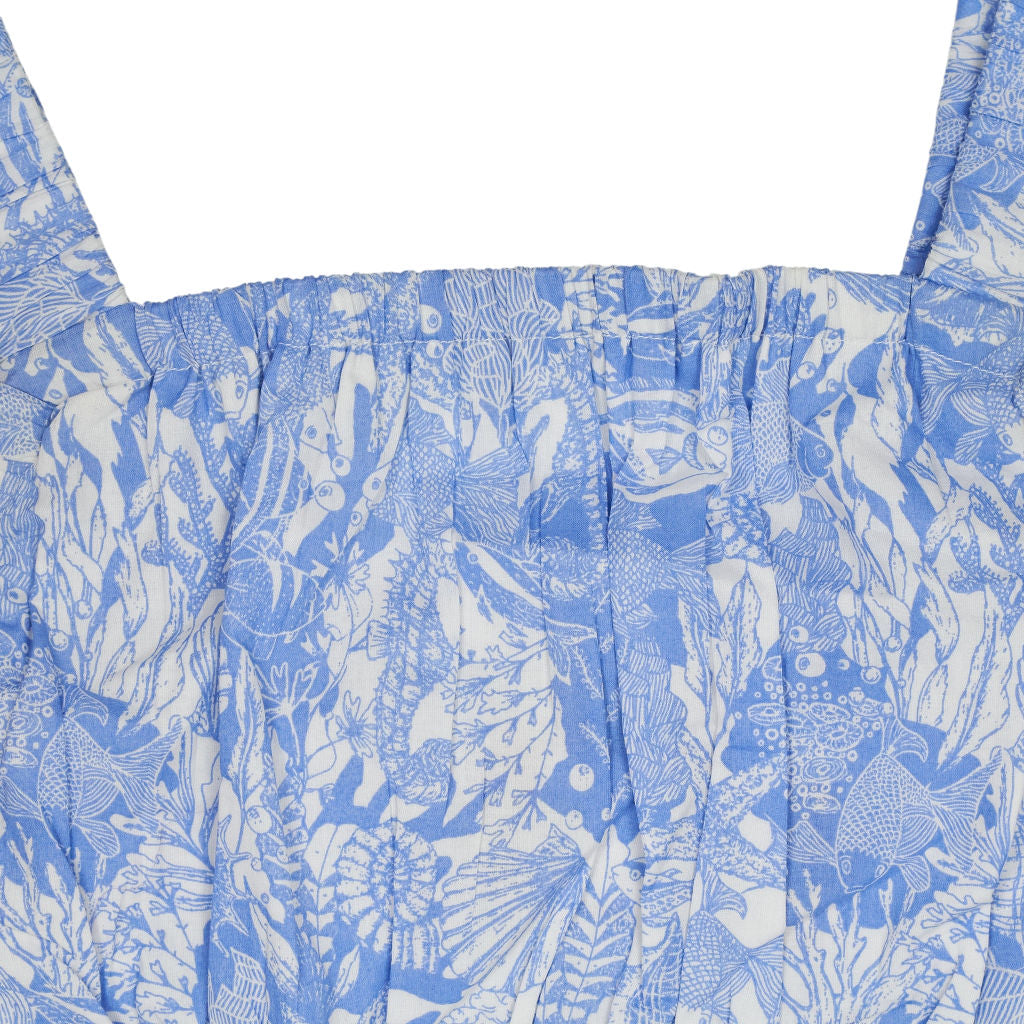 Hush Blue Astara Crop Top