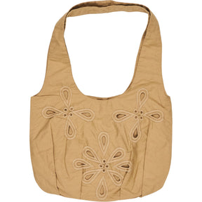 Pull & Bear Beige Cotton Shoulder Bag
