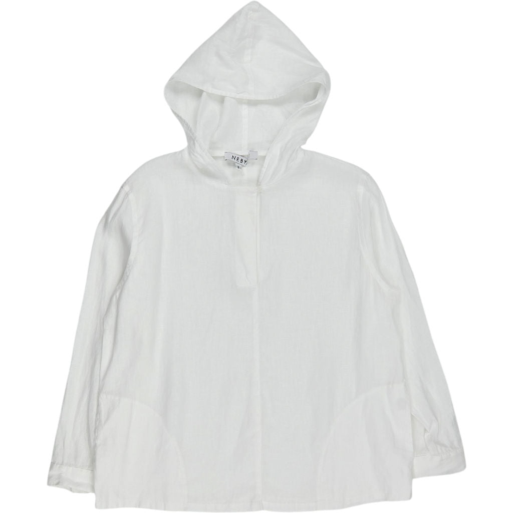 NRBY White Hooded Top