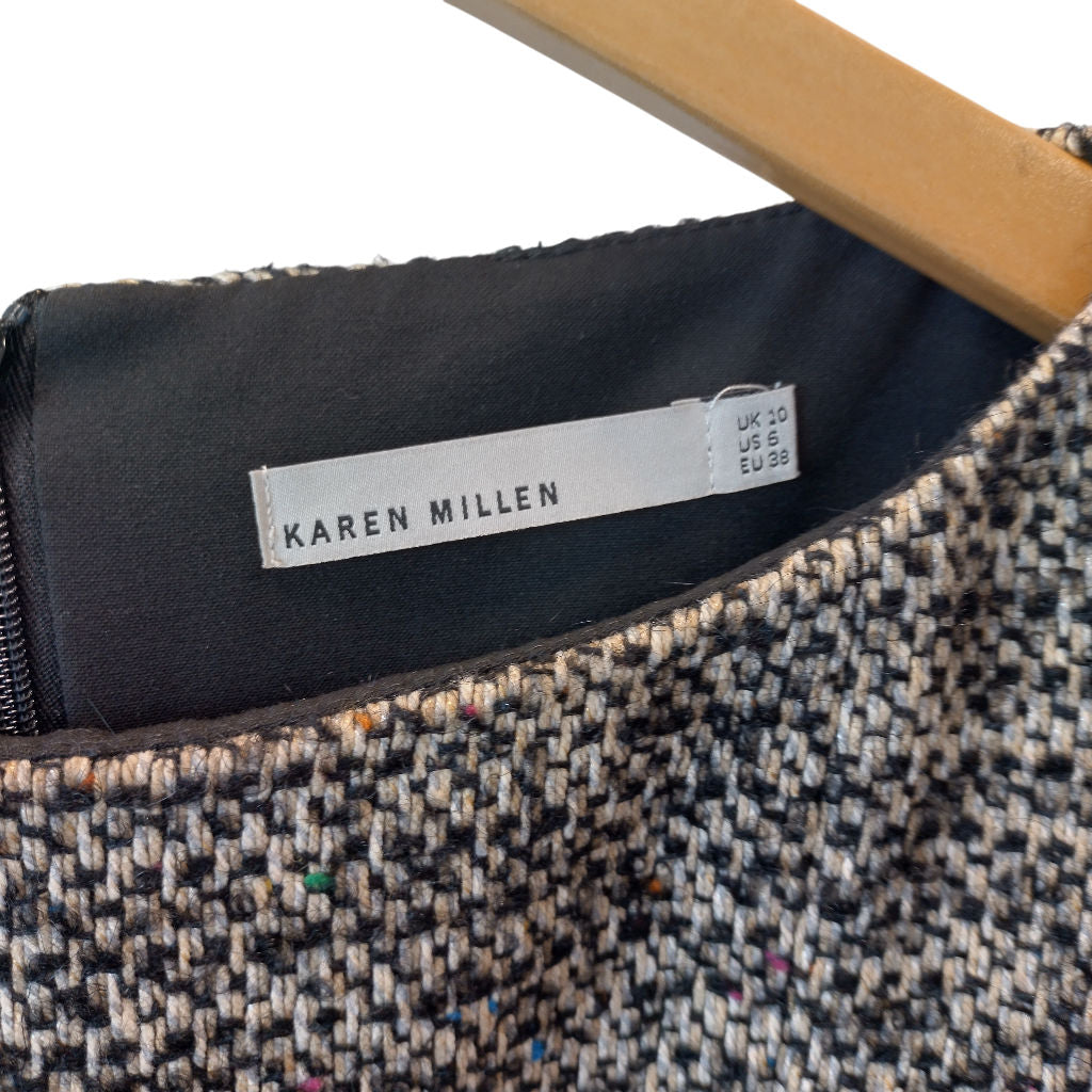 Karen Millen Multicoloured Tweed Dress