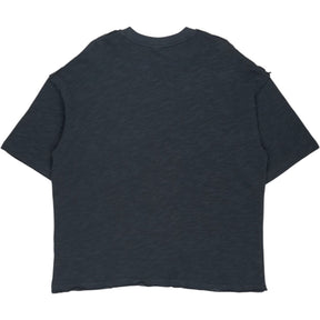 Pull & Bear Navy Graphic T-Shirt Cotton