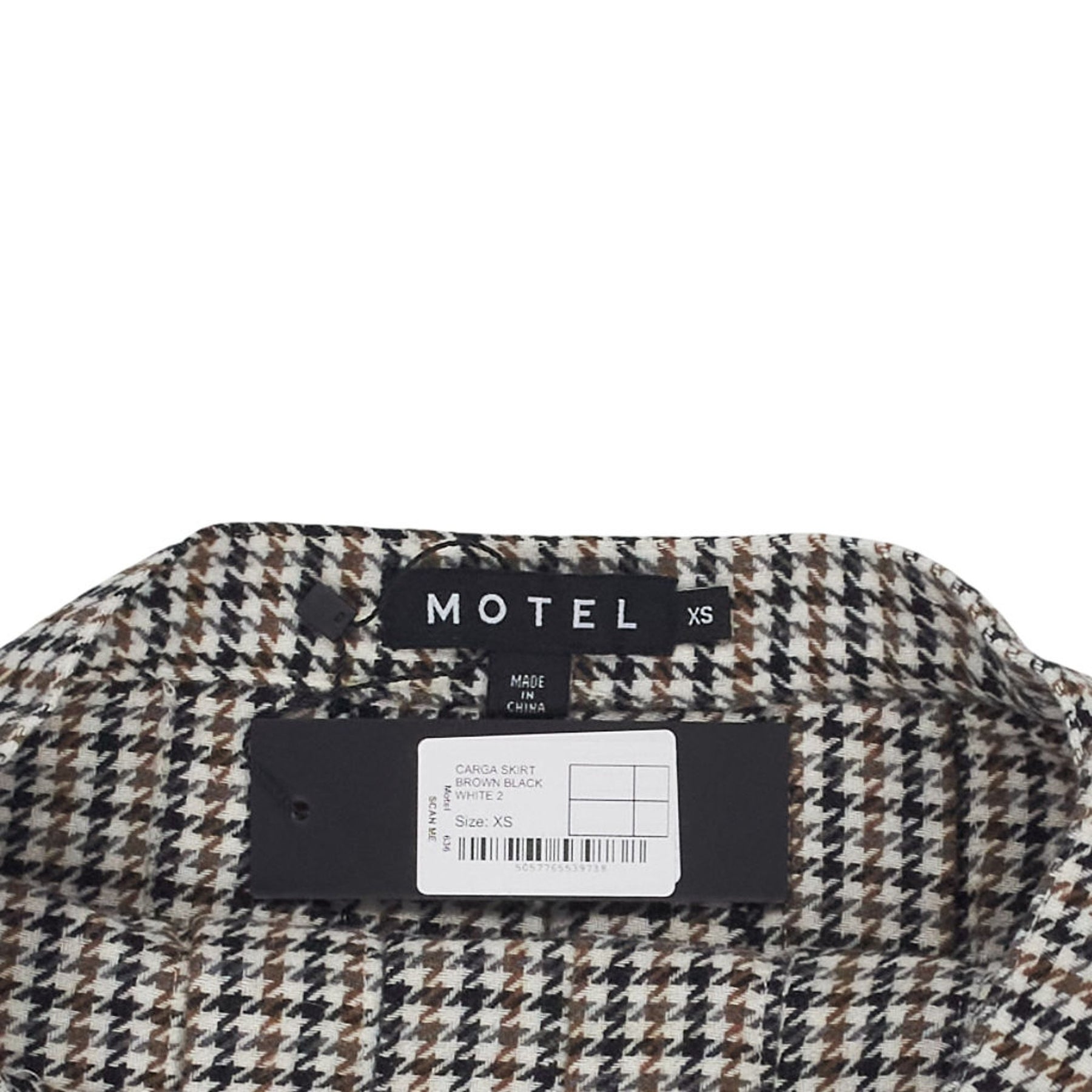 Motel Black Brown Carga Skirt