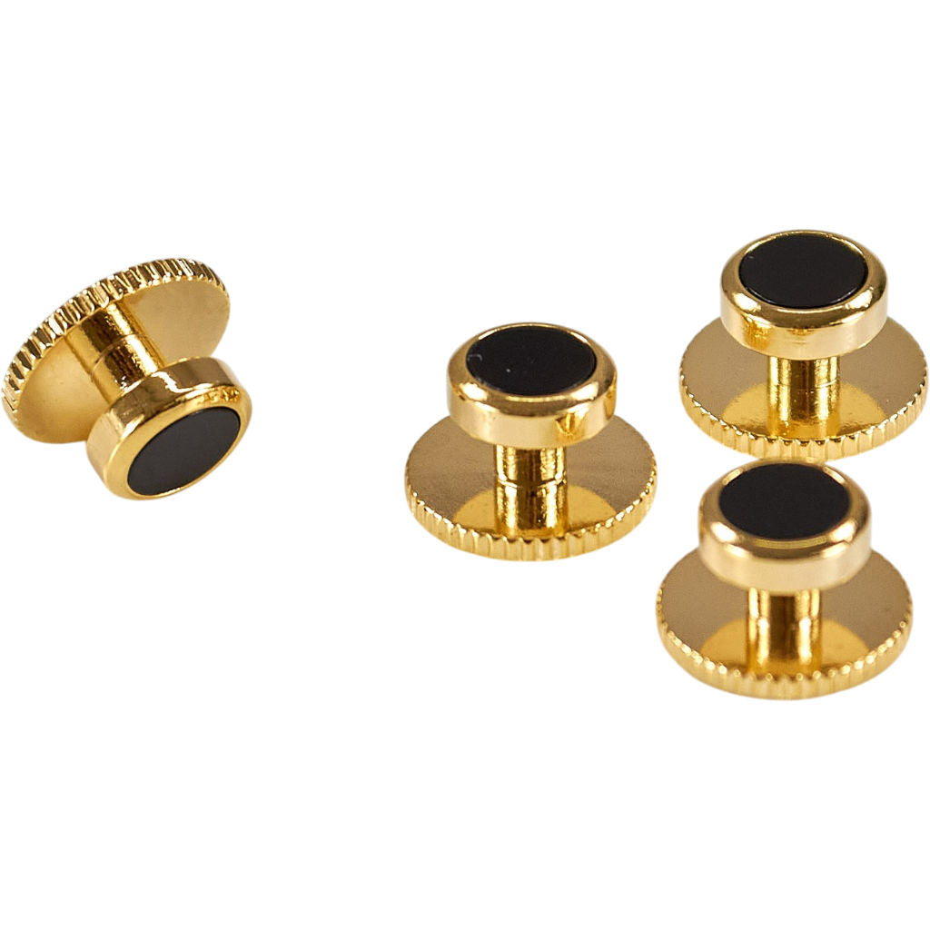 Moss Gold Black Dress Set of 5