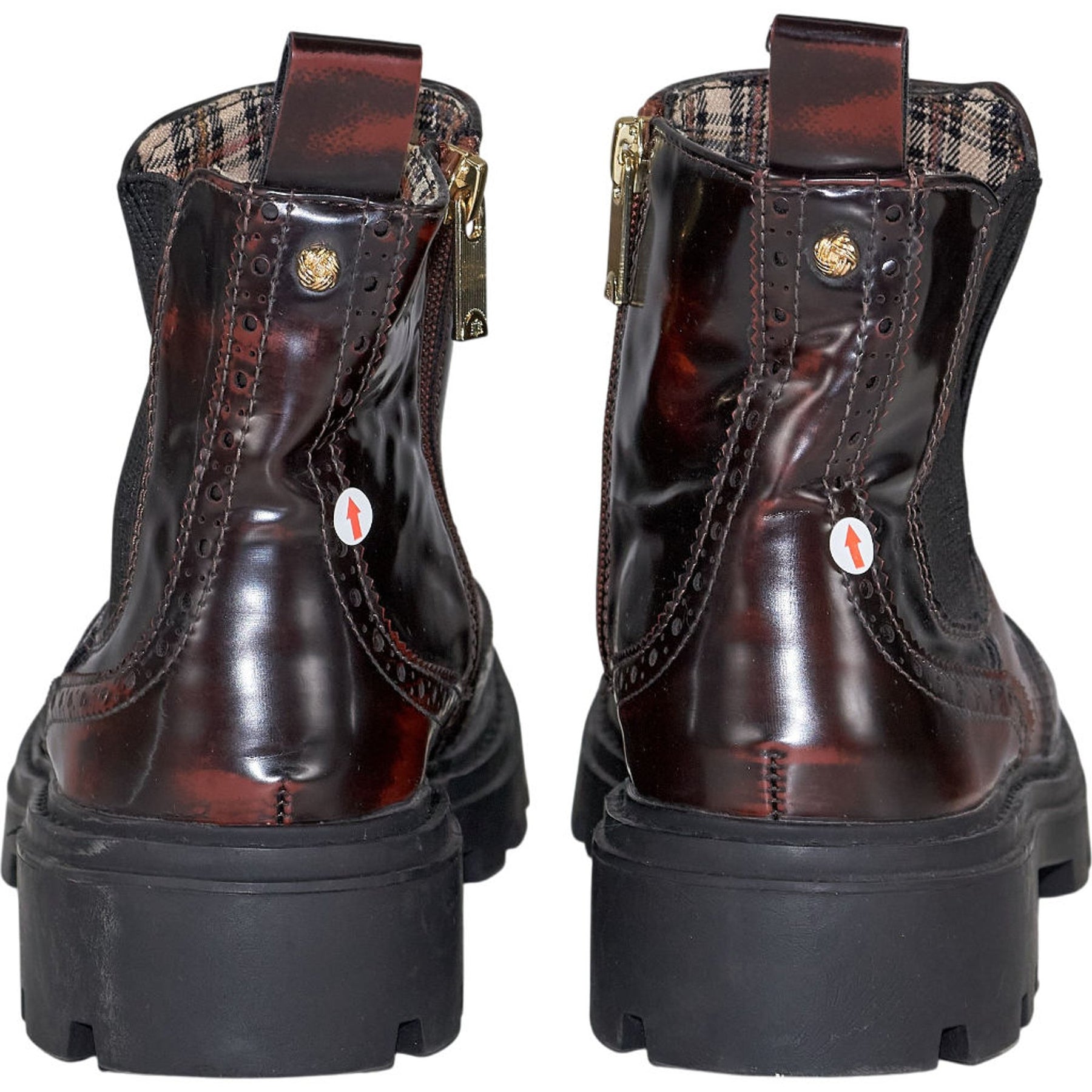 River Island Brown Leather Brogue Boots