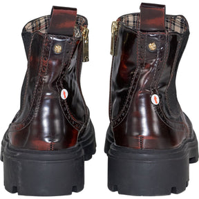 River Island Brown Leather Brogue Boots