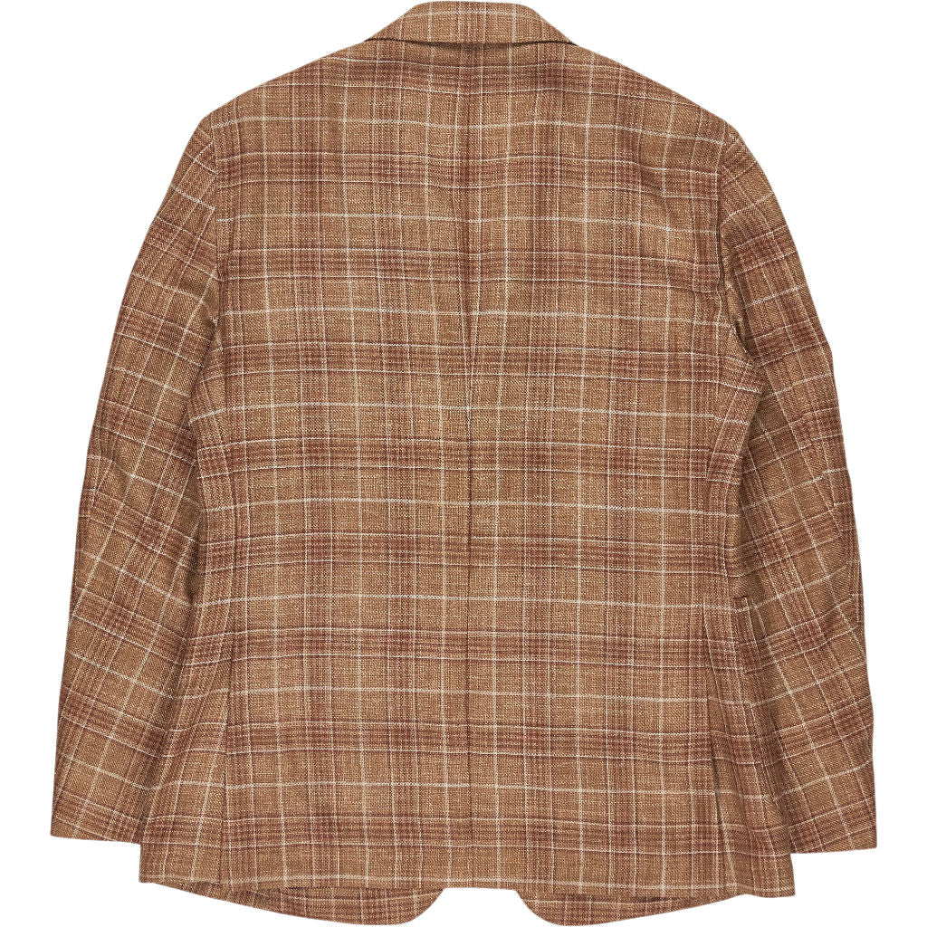 Hackett Brown Check Blazer