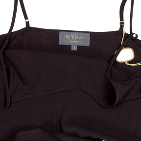WYSE Black Strappy Top