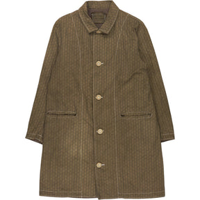 By Walid Brown Cotton Coat