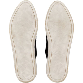 Mother of Pearl Black Slip-On Trainers