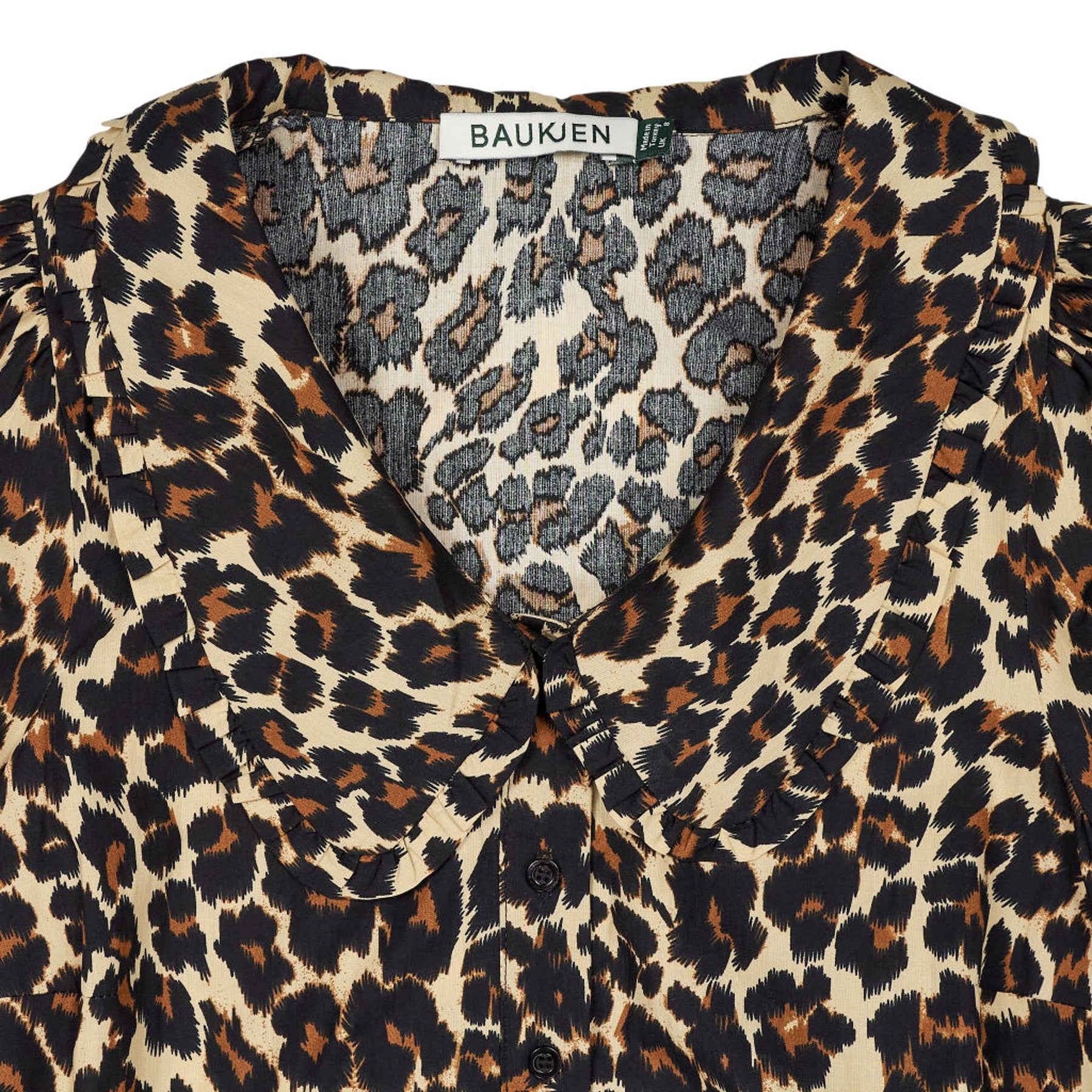 Baukjen Leopard Print Midi Dress