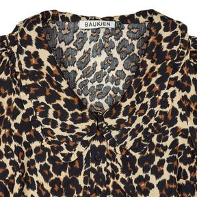 Baukjen Leopard Print Midi Dress