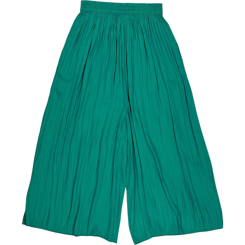 Hush Teal Pleated Wide Leg Trousers