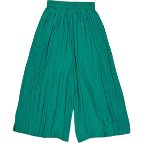 Hush Teal Pleated Wide Leg Trousers