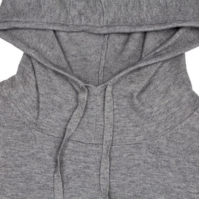 Hush Mid Grey Marl Roscoe Hooded Knitted Dress