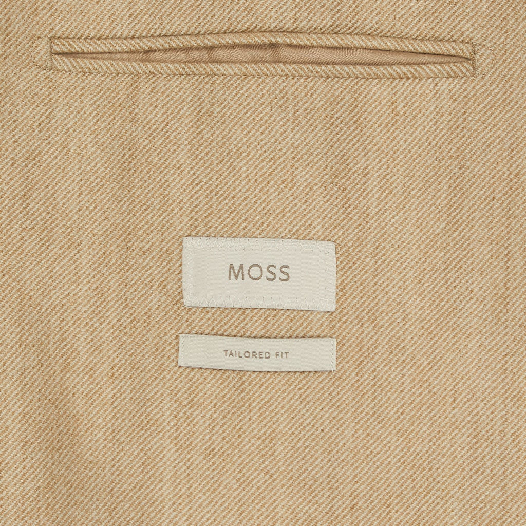 Moss Beige Tailored Fit Jacket