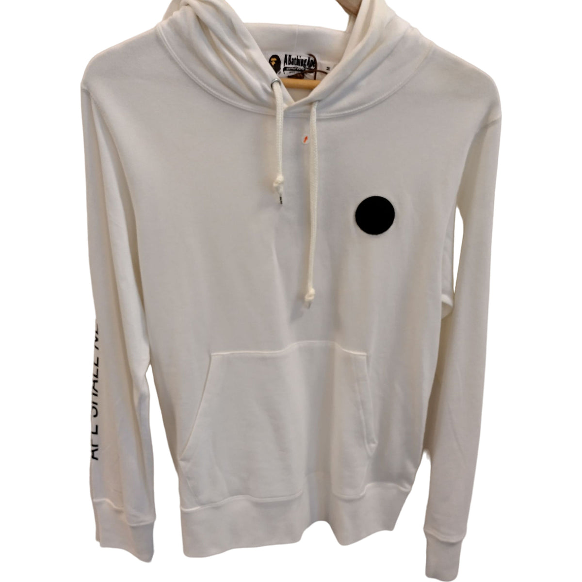 A Bathing Ape White Cotton Hoodie