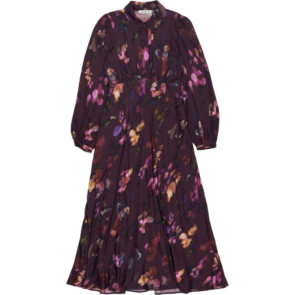 Baukjen Plum Purple Floral Charlotte Dress