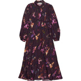 Baukjen Plum Purple Floral Charlotte Dress