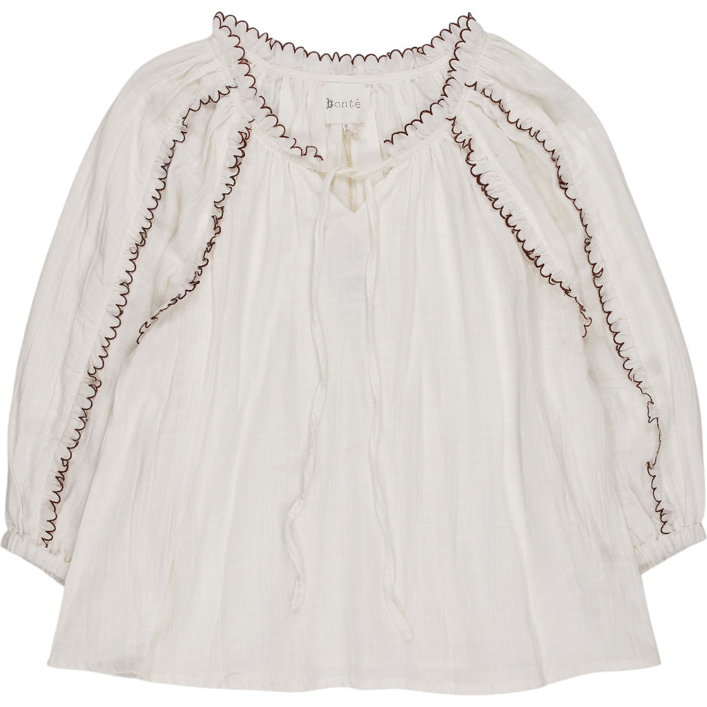 Bonté White Fleur Top