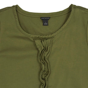 Ann Taylor Green Sleeveless Top