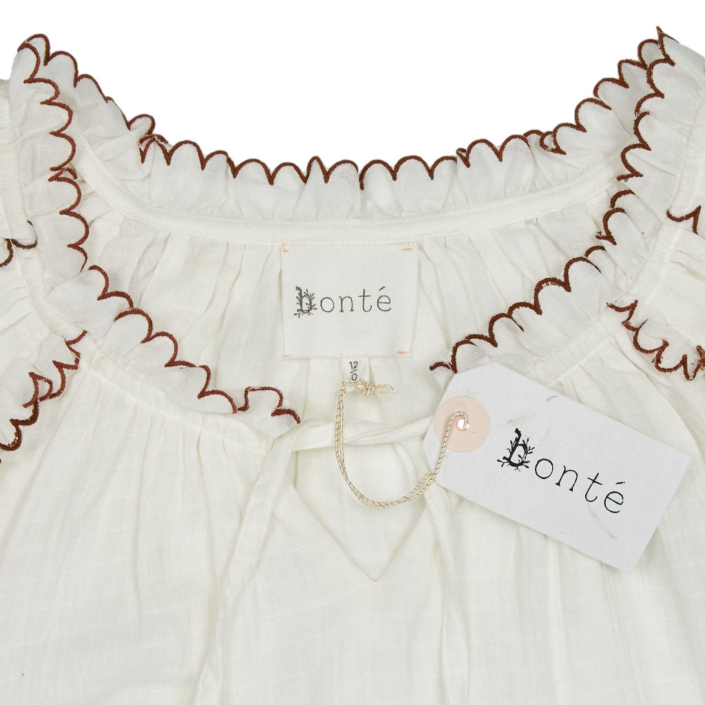 Bonté White Fleur Top