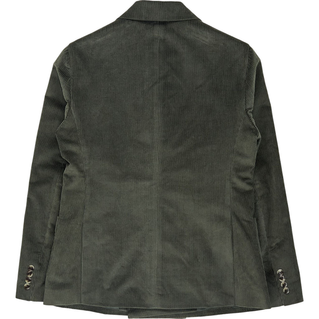 Moss Olive Cord Blazer Slim Fit