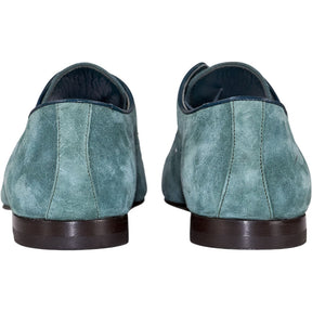 Manolo Blahnik Green Suede Shoes