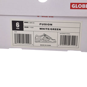 Globe White/Green Fusion Trainers