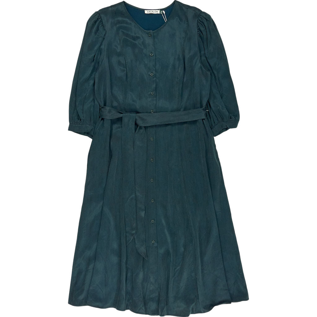 Baukjen Dark Green Recycled Cupro Dress