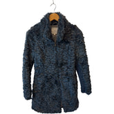 Next Blue Faux Fur Jacket