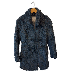 Next Blue Faux Fur Jacket