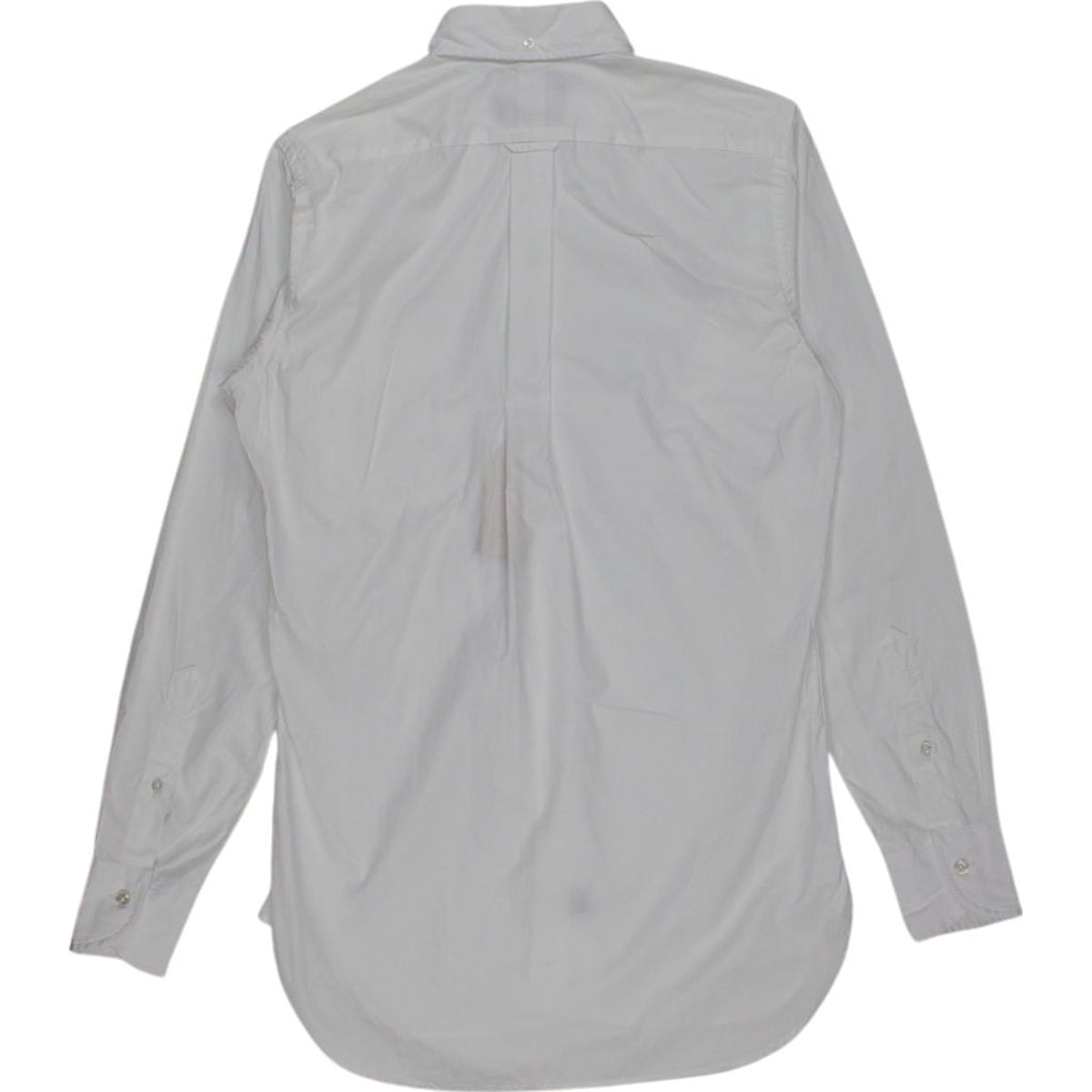 Drake's White Long Sleeve Shirt