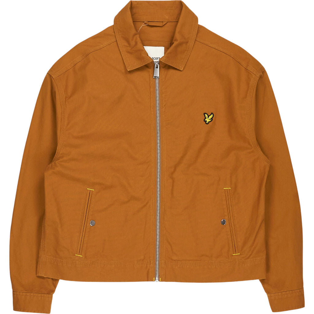 Lyle & Scott Rust Orange Zip Jacket