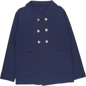 Mother of Pearl Navy Double-Breasted Jacket
