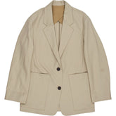 Studio Nicholson Beige Wool Blazer