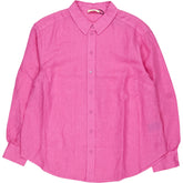 Hush Pink Heather Relaxed Linen Shirt
