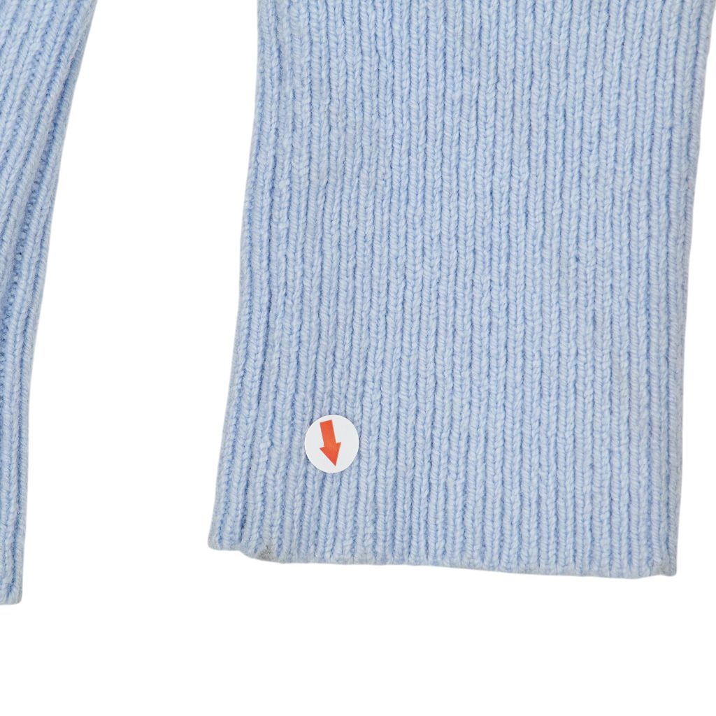 Hush Blue Chevron Pointelle Jumper