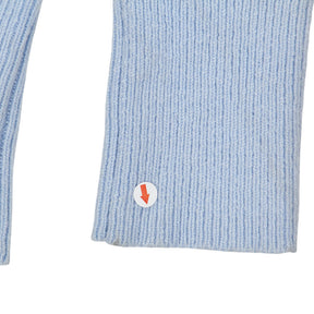 Hush Blue Chevron Pointelle Jumper