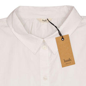 Hush White Oversize Cotton Shirt