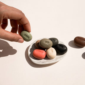 Handmade Mood Soaps with Porcelain Dish Set