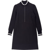 ME+EM Black Zip Midi Dress