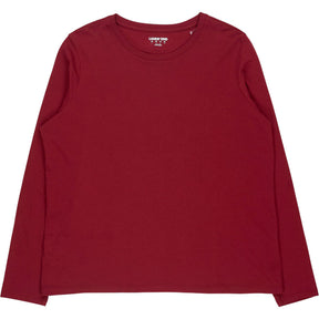 Lands' End Red Cotton Long Sleeve Top