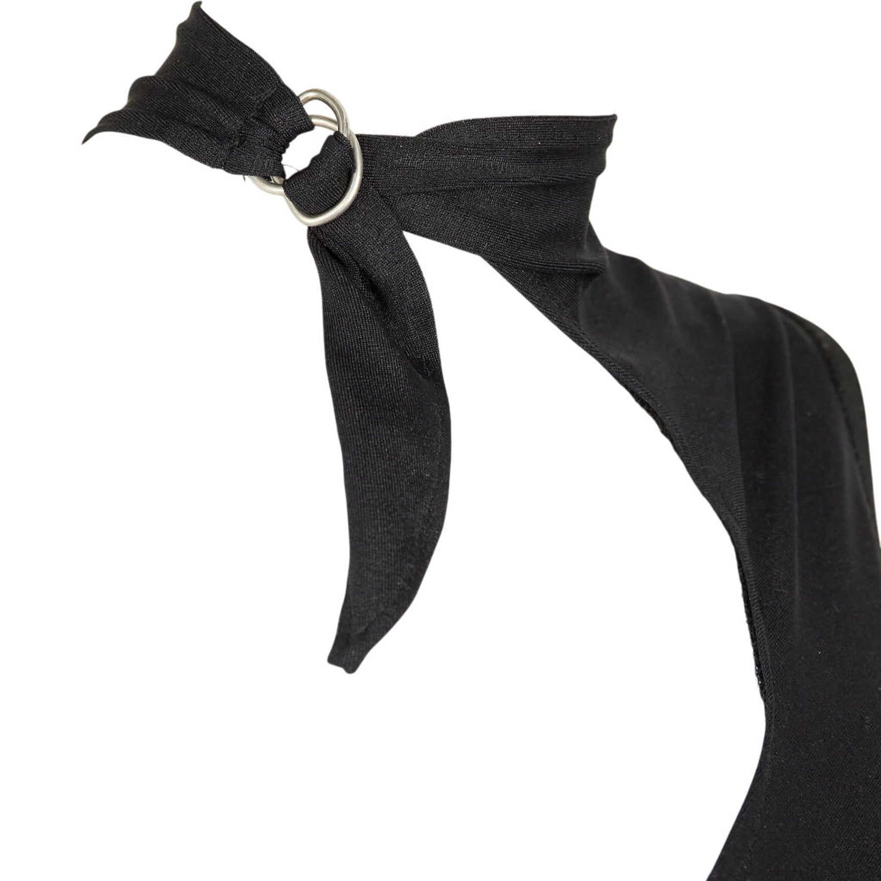 Swanky Modes Vintage Black Asymmetric Cut-Out Dress
