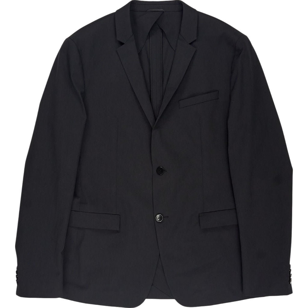 Calvin Klein Black Travel Gabardine Blazer