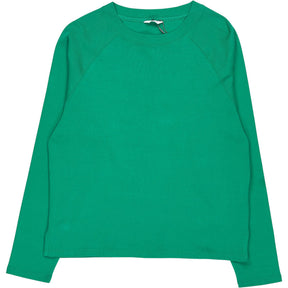 Hush Green Matilda Cotton Raglan Top