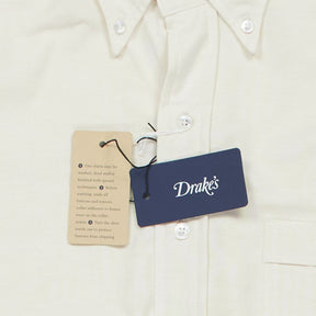 Drake's Cream Overshirt